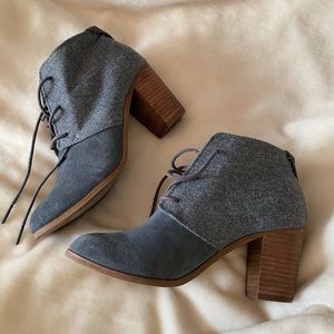 Toms lace up booties